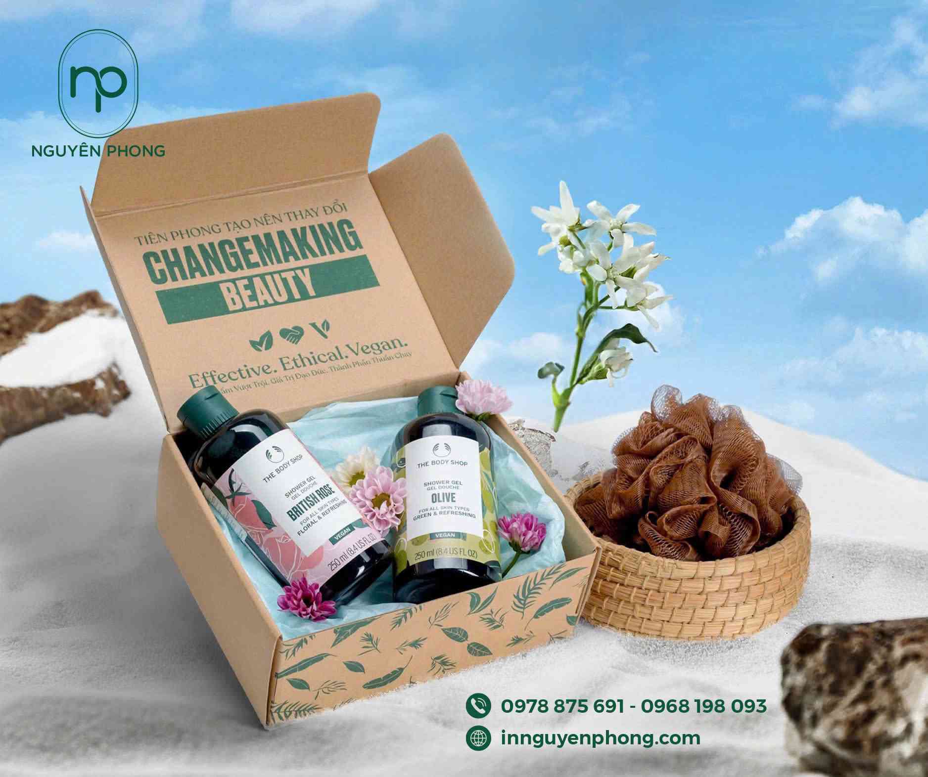 Mẫu hộp carton đựng sữa tắm 